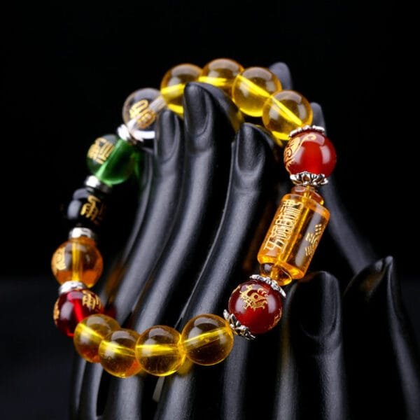 God of Wealth Feng Shui Citrine Bracelet - Image 3