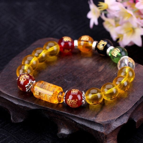 God of Wealth Feng Shui Citrine Bracelet - Image 4