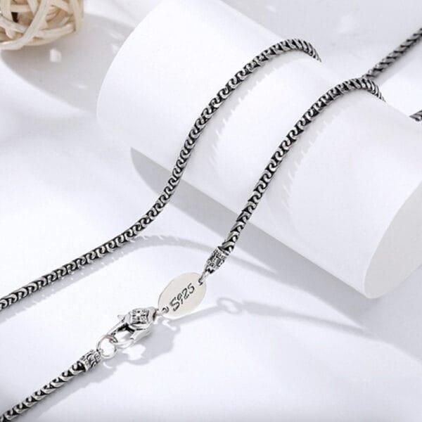 2 mm Sterling Silver Snake Chain 20"-26" - Image 2