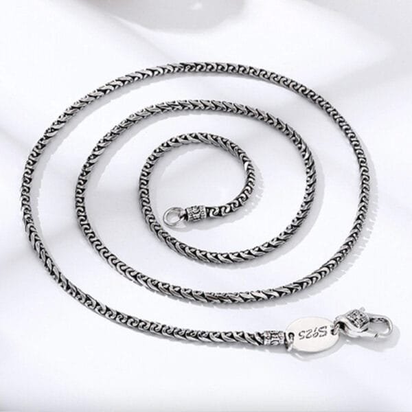 2 mm Sterling Silver Snake Chain 20"-26" - Image 3
