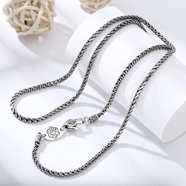 2 mm Sterling Silver Snake Chain 20"-26" - Image 4