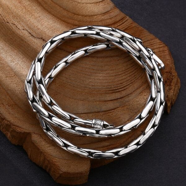 5mm Men's Sterling Silver Coreana Chain 20"-26" - Image 4