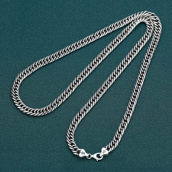 6 mm Men's Sterling Silver Cuban Chain 20??-26?? - Image 4
