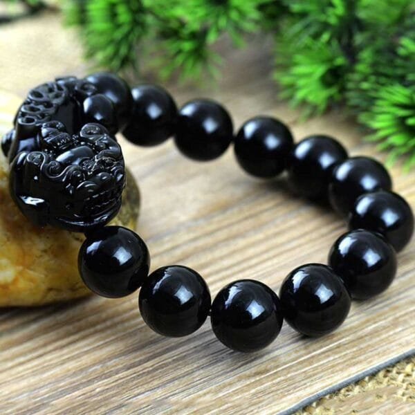 Black Obsidian Pixiu Bracelet
