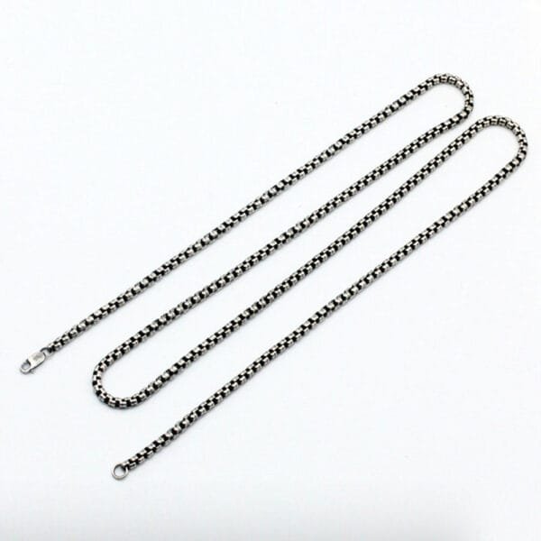 Men's Sterling Silver Box Chain - Image 4