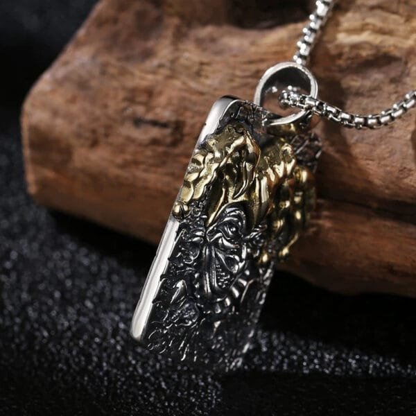 Men's Sterling Silver Joker Necklace - Image 2