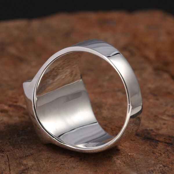 Men's Sterling Silver Airborne Ring - Image 4