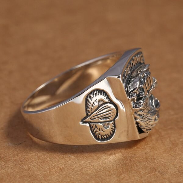 Men's Sterling Silver Airborne Ring - Image 5