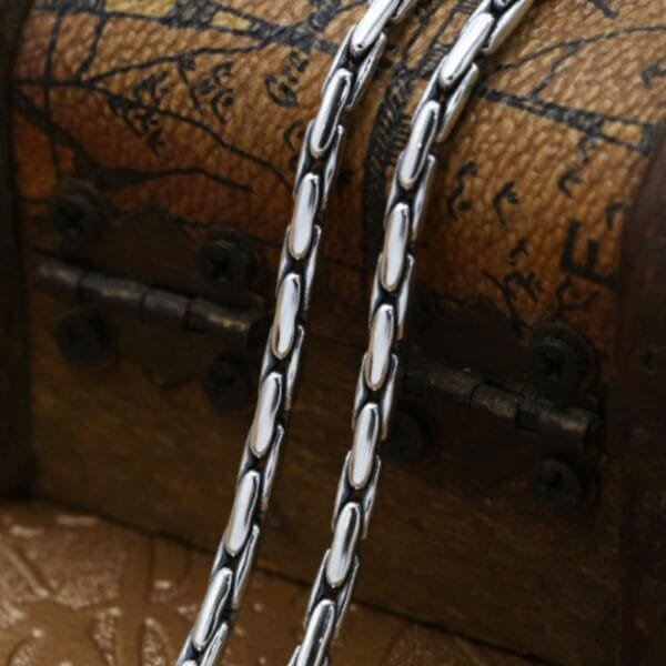 3 mm Men's Sterling Silver Coreanna Chain 20"-30" - Image 5