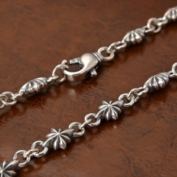 Men's Sterling Silver Cross Chain 20"-26" - Image 3
