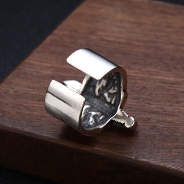 Men's Sterling Silver Sword Ring - Image 5