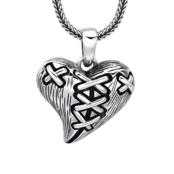 Sterling Silver Fixing a Broken Heart Pendant Necklace - Image 6