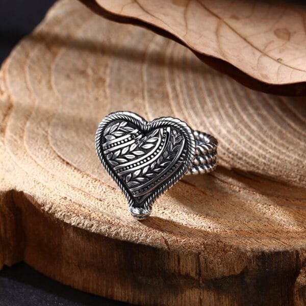Sterling Silver Heart Ring - Image 2