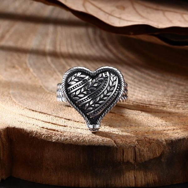 Sterling Silver Heart Ring - Image 3