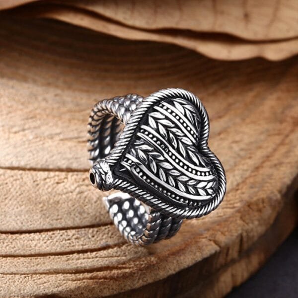 Sterling Silver Heart Ring - Image 5