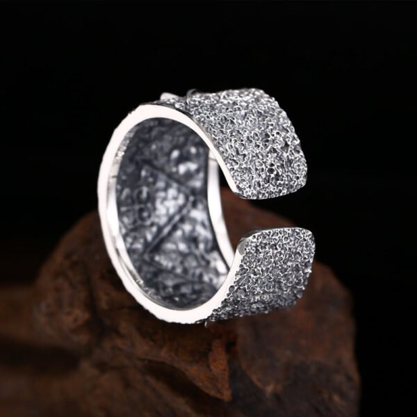 Sterling Silver Iron Crosses Ring for Men - Image 2