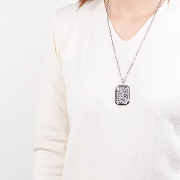 Sterling Silver Tree of Life Pendant Necklace - Image 6