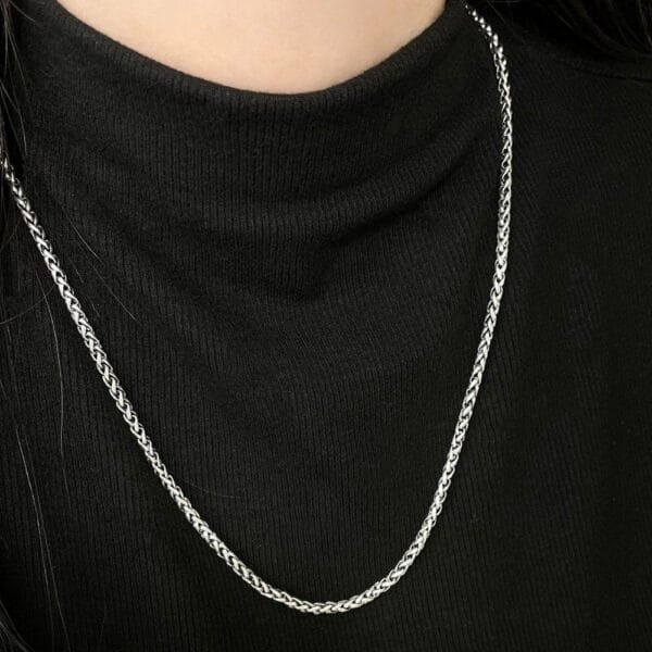 Sterling Silver Chopin Chain - Image 5