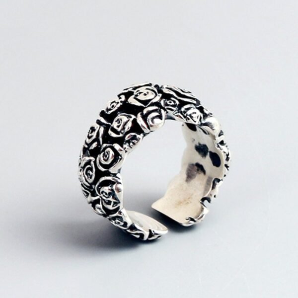 Sterling Silver Dark Roses Ring - Image 2