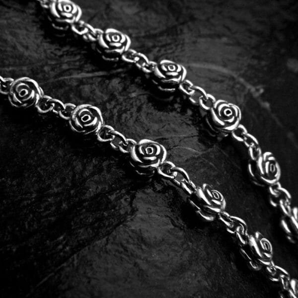Sterling Silver Rose Chain 20"-24" - Image 2